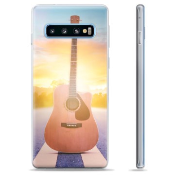 Coque Samsung Galaxy S10+ en TPU - Guitare