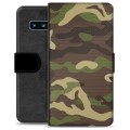 Étui Portefeuille Premium Samsung Galaxy S10+ - Camouflage