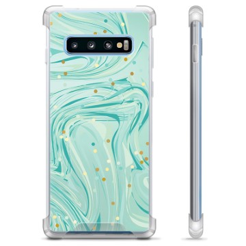 Coque Hybride Samsung Galaxy S10+ - Menthe Verte