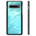 Coque de Protection Samsung Galaxy S10 - Marbre Bleu