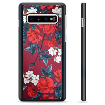 Coque de Protection Samsung Galaxy S10 - Fleurs Vintage