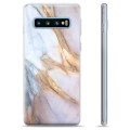 Coque Samsung Galaxy S10 en TPU - Marbre Élégant