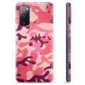 Coque Samsung Galaxy S20 FE en TPU - Camouflage Rose