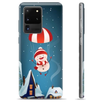 Coque Samsung Galaxy S20 Ultra en TPU - Bonhomme de Neige