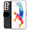 Étui Portefeuille Premium Samsung Galaxy S21+ 5G - Slam Dunk