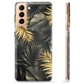 Coque Samsung Galaxy S21+ 5G en TPU - Feuilles Dorées