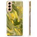 Coque Samsung Galaxy S21+ 5G en TPU - Marbre Olive