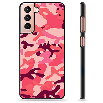 Coque de Protection Samsung Galaxy S21 5G - Camouflage Rose