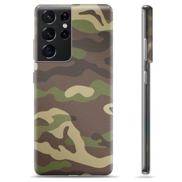 Coque Samsung Galaxy S21 Ultra 5G en TPU - Camouflage