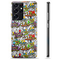 Coque Samsung Galaxy S21 Ultra 5G en TPU - Graffiti