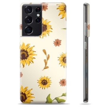 Coque Samsung Galaxy S21 Ultra 5G en TPU - Tournesol