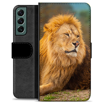 Étui Portefeuille Premium Samsung Galaxy S22+ 5G - Lion