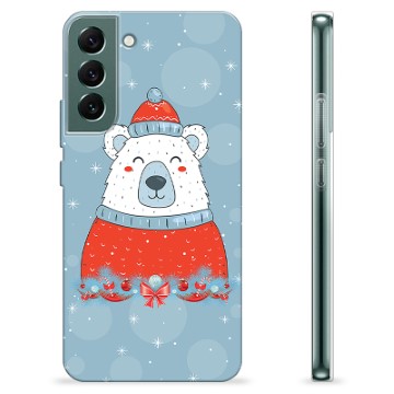 Coque Samsung Galaxy S22+ 5G en TPU - Ours de Noël