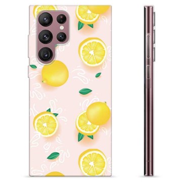 Coque Samsung Galaxy S22 Ultra 5G en TPU - Motif Citron