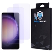 Protection d'écran Samsung Galaxy S23 5G en verre trempé BlueDefend Anti-Blue Light - 2 Pcs.