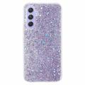 Coque Samsung Galaxy S23 FE en TPU Glitter Flakes - Violet