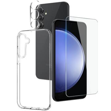 Kit de protection 3-en-1 Samsung Galaxy S23 FE Northjo - Transparente