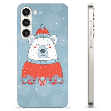 Coque Samsung Galaxy S23+ 5G en TPU - Ours de Noël