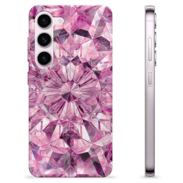 Coque Samsung Galaxy S23 5G en TPU - Cristal Rose