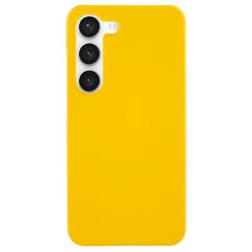 Coque Samsung Galaxy S23+ 5G en Plastique Caoutchouté - Jaune