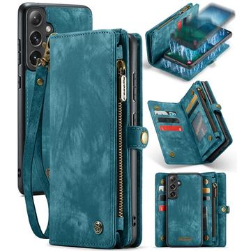 Étui Portefeuille Samsung Galaxy S24 Multifonctionnel 2-en-1 Caseme 008 - Bleu