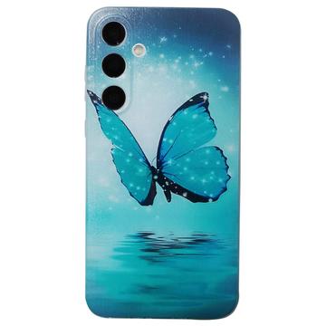 Coque Samsung Galaxy S24 FE en TPU Stylish Ultra Fin - Papillon Bleu