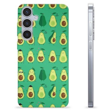 Coque Samsung Galaxy S24+ en TPU - Avocado Pattern