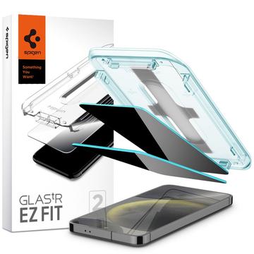 Protecteur d\'Écran Samsung Galaxy S24 Spigen Glas.tR Ez Fit Privacy - 2 Pièces