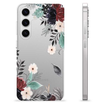 Coque Samsung Galaxy S24 en TPU - Fleurs d\'Automne