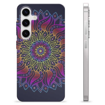 Coque Samsung Galaxy S24 en TPU - Mandala Coloré