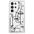 Coque Samsung Galaxy S24 Ultra en TPU Fashion - Abstract Portrait