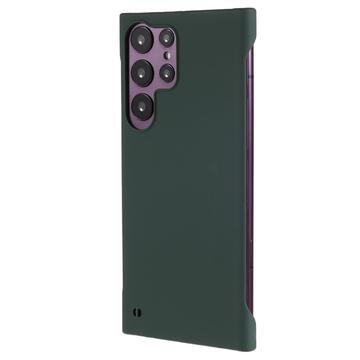 Coque Samsung Galaxy S24 Ultra en Plastique Sans Cadre - Vert Foncé