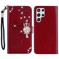 Etui Samsung Galaxy S24 Ultra Hibou Strass