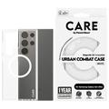 Coque Samsung Galaxy S24 Ultra PanzerGlass Care transparente Urban Combat - Compatible MagSafe - Blanche