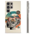 Coque Samsung Galaxy S24 Ultra en TPU - Collage Abstrait