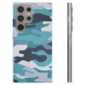 Coque Samsung Galaxy S24 Ultra en TPU - Camouflage Bleu