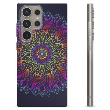 Coque Samsung Galaxy S24 Ultra en TPU - Mandala Coloré