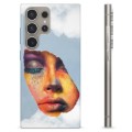 Coque Samsung Galaxy S24 Ultra en TPU - Peinture de Visage