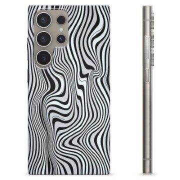 Coque Samsung Galaxy S24 Ultra en TPU - Zèbre Hypnotisant