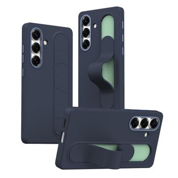 Coque hybride Smart Samsung Galaxy S24+ avec poignée debout - Saphire