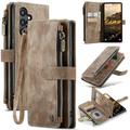 Étui Portefeuille Samsung Galaxy S25 Multifonctionnel Caseme C30 - Marron