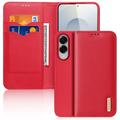 Etui Portefeuille Samsung Galaxy S25 Edge en Cuir Dux Ducis Hivo - Rouge