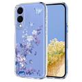 Coque Samsung Galaxy S25 Edge en TPU à motif floral - Violete