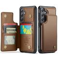 Étui Caseme C22 Samsung Galaxy S25 FE avec portefeuille de cartes protégé par RFID