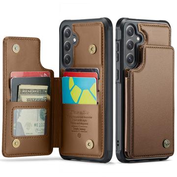 Étui Caseme C22 Samsung Galaxy S25 FE avec portefeuille de cartes protégé par RFID
