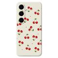 Coque Samsung Galaxy S25 FE en TPU à motif cerise