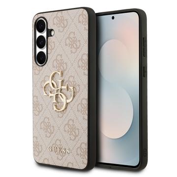 Coque Hybride Samsung Galaxy S25 FE Guess 4G Big Metal Logo - Rose