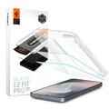 Protection d'écran Samsung Galaxy S25 FE Spigen Glas.tR EZ Fit Pro - 2 Pcs. - Clair