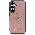 Coque Samsung Galaxy S25 Guess Fixed Glitter 4G Metal Logo