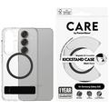 Coque Samsung Galaxy S25 PanzerGlass Care Kickstand - Compatible MagSafe - Claire / Noire